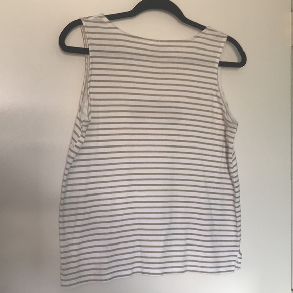 Lulu B striped tank sequin size L large - Picture 6 of 7